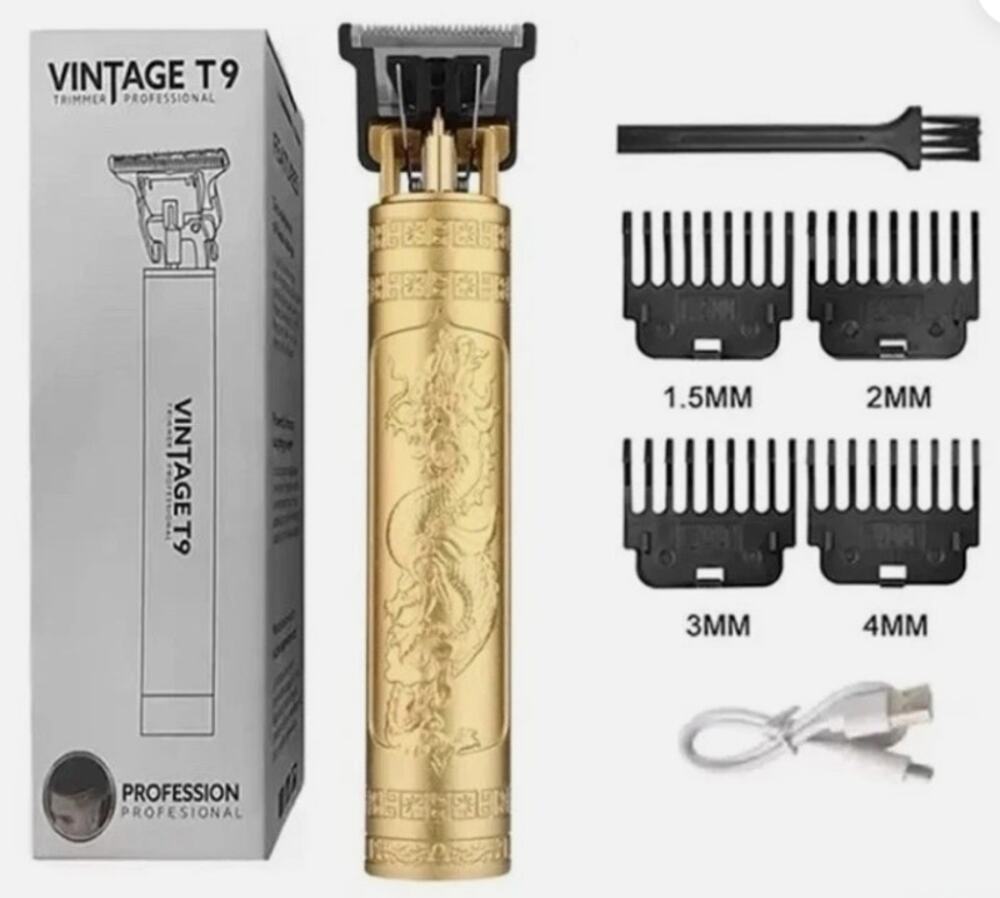 Vintage T9 Professional Hair Clippers Electric Waterproof, NWT